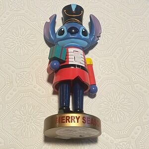 Disney Lilo & Stitch Nutcracker Holiday Decor Figure Merry Season A27245
